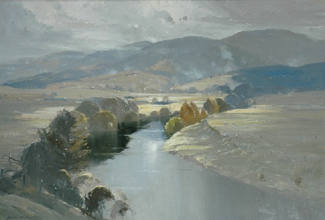 Appraisal: Colin Ross Parker born The Barrington River oil on board