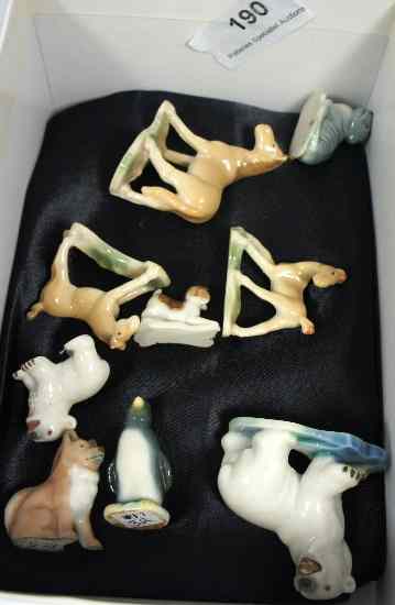 Appraisal: Wade st version Whimsies Set comprising Mare Colt Beagle and