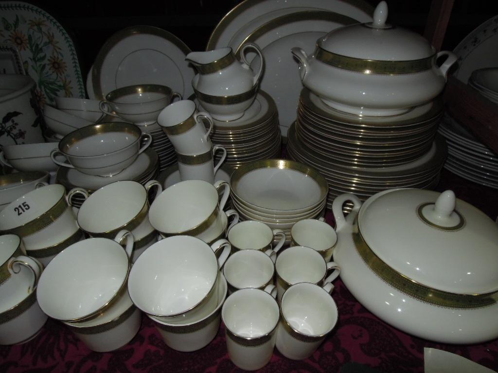 Appraisal: An extensive collection of Royal Doulton Belvedere pattern dinner coffee