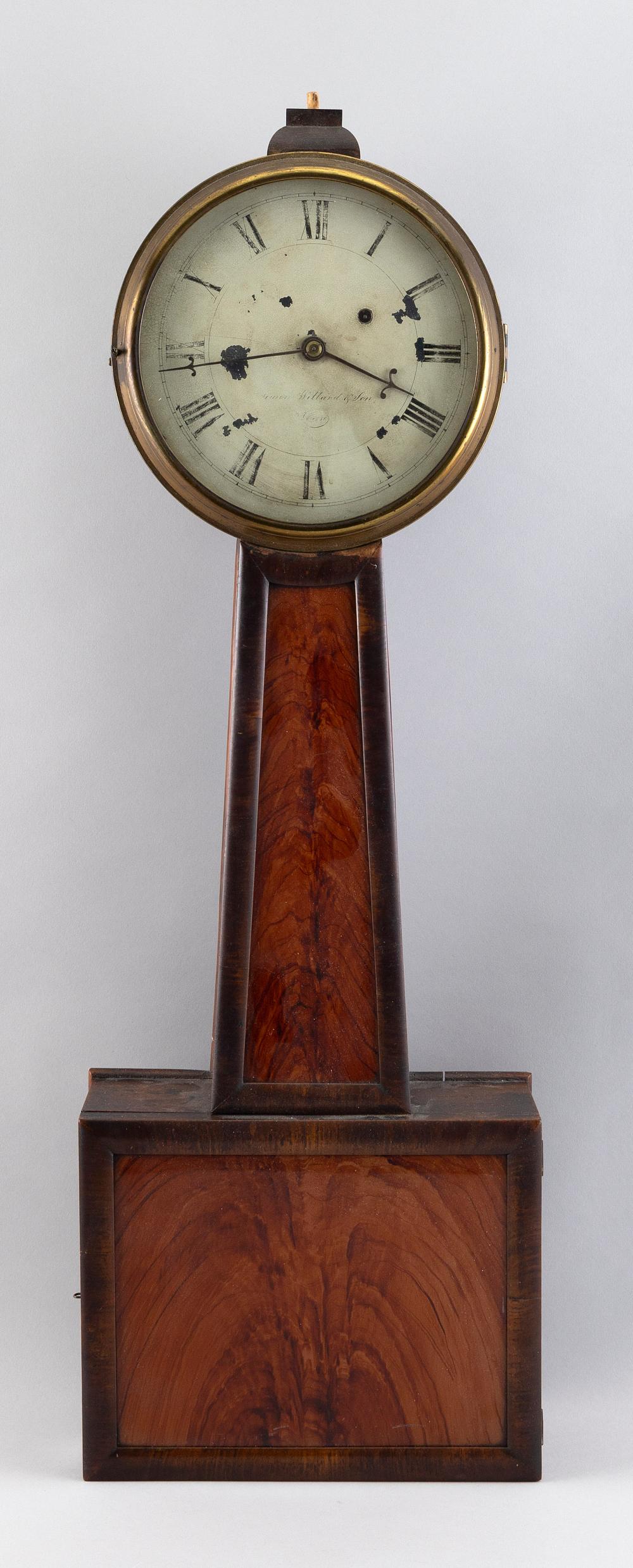 Appraisal: SIMON WILLARD SON BANJO CLOCK MASSACHUSETTS TH CENTURY HEIGHT SIMON