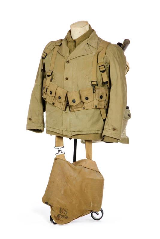 Appraisal: WORLD WAR II FIELD UNIFORM Includes jacket shirt canteen mess