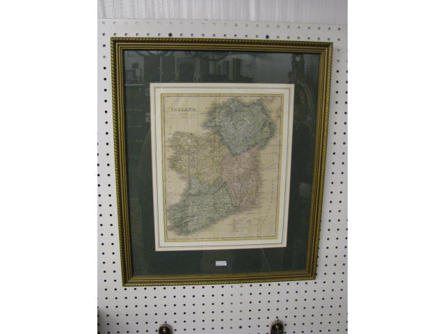 Appraisal: Ireland Handcolored Map x