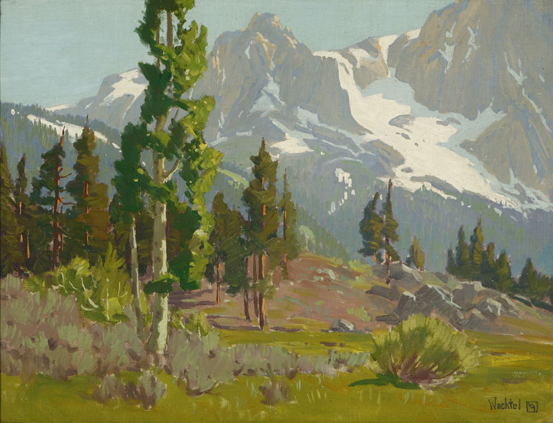 Appraisal: Elmer Wachtel - Elmer Wachtel - Pasadena CA High Sierra