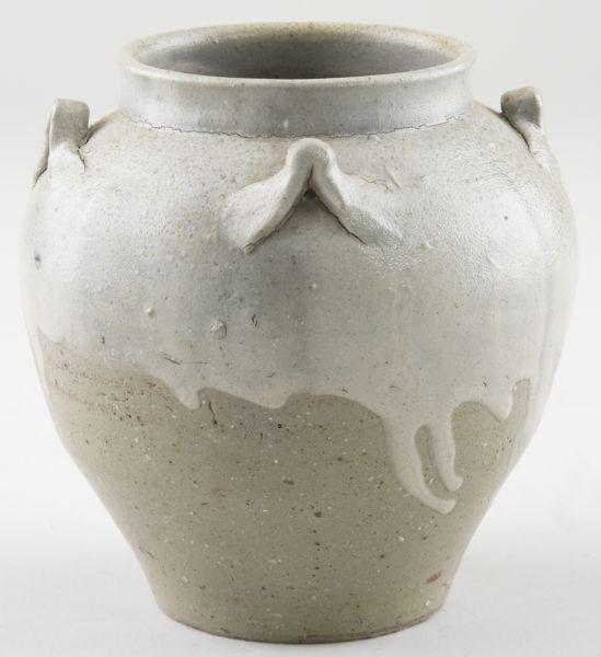 Appraisal: Jugtown NC Pottery Grueby Vase circa s salt glazed stoneware