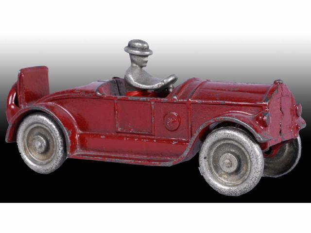 Appraisal: Cast Iron Red Kilgore Roadster Toy Description Nickel-plated wheels and