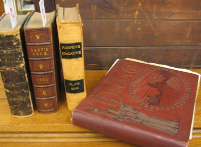 Appraisal: FOUR COLLECTIBLE BOOKS Ladys Book dated in gilt on leather