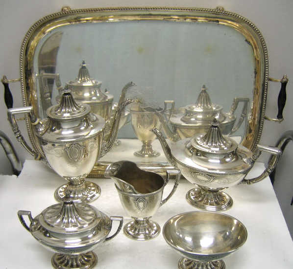 Appraisal: R WALLACE SONS WALLINGFORD CT Five-piece sterling silver tea coffee