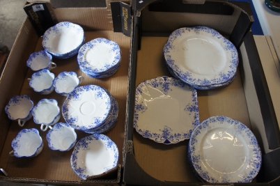 Appraisal: A Collection of Shelley Dainty Blue Dinner and Tea ware