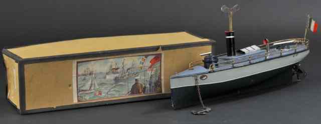 Appraisal: BING TORPEDO BOAT Germany comes with original box c -