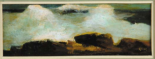 Appraisal: WILLIAM MERRITT CHASE American - CRASHING WAVES Oil on hardboard