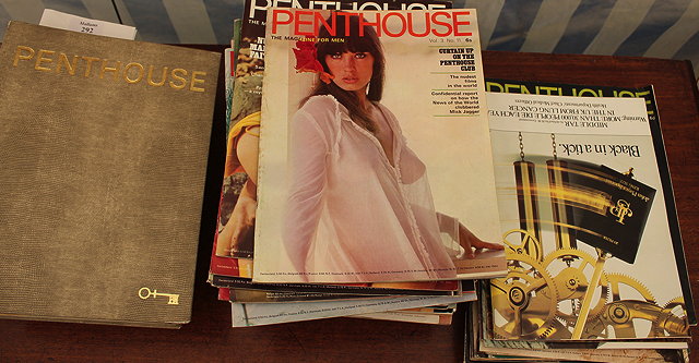 Appraisal: A QUANTITY OF VARIOUS PENTHOUSE MAGAZINES volumes and in binders