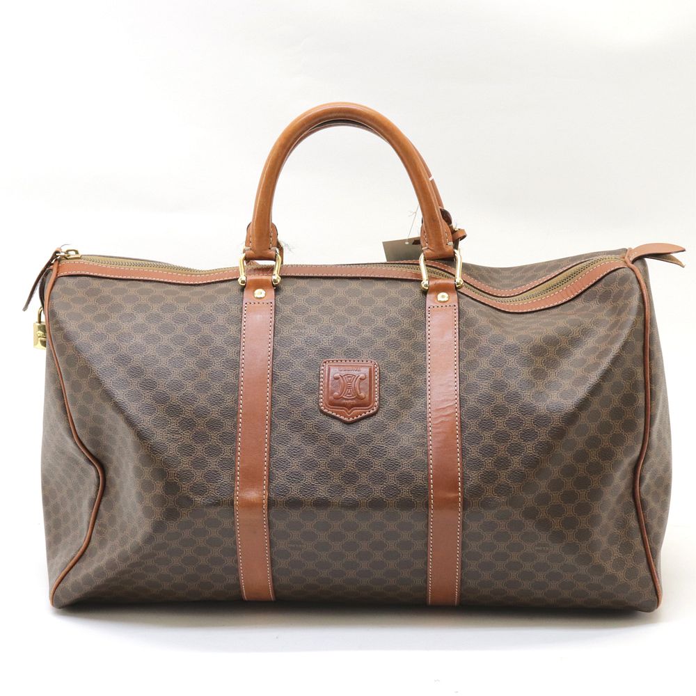 Appraisal: Celine - Vintage Boston Celine - Vintage Boston Macadam Coated