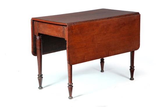 Appraisal: SHERATON DROP LEAF TABLE American mid th century cherry and