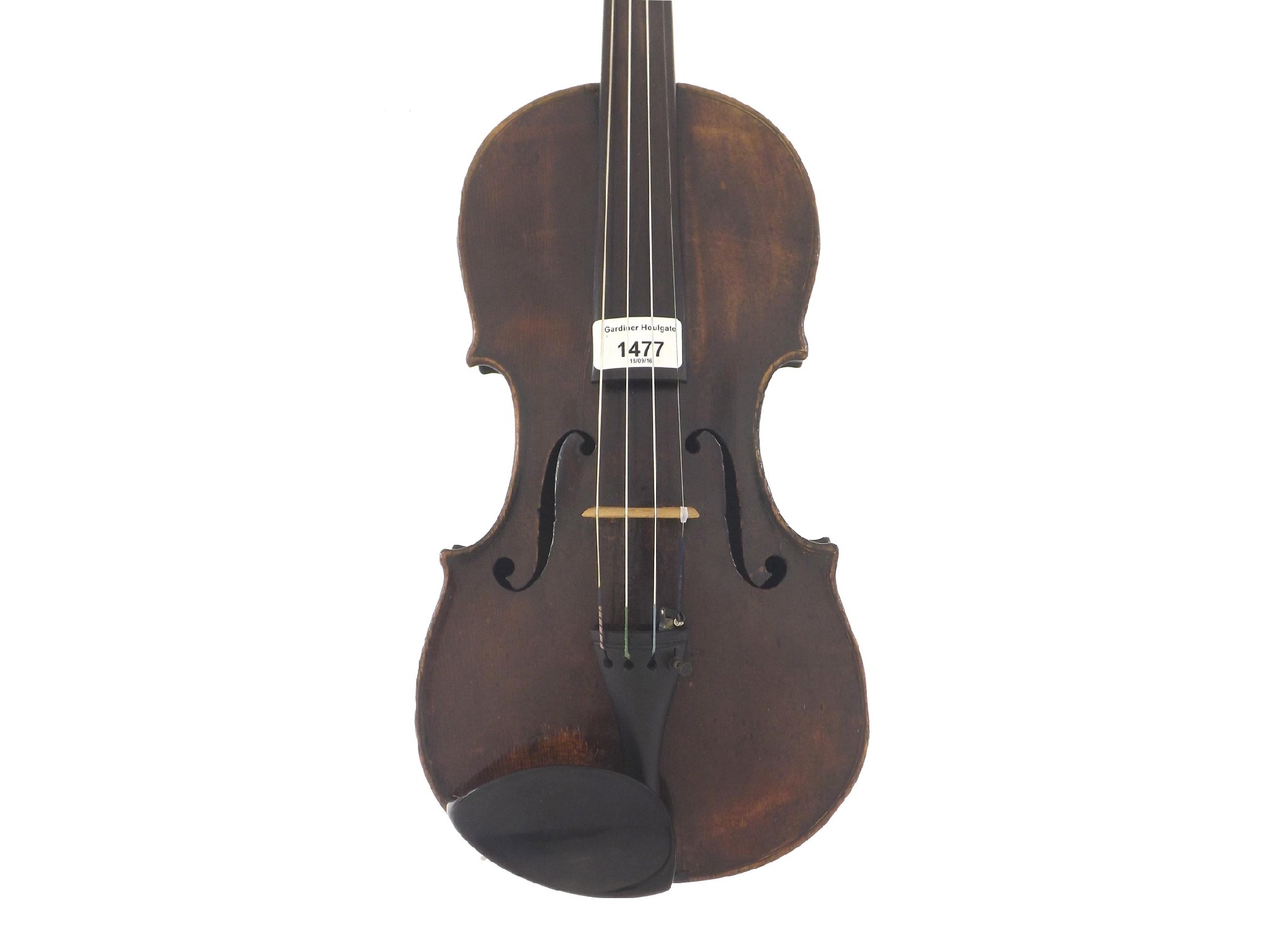 Appraisal: Early th century Mittenwald violin cm