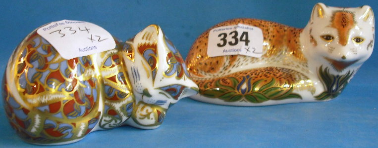 Appraisal: Royal Crown Derby Paperweights Leicestershire Fox commissioned by Wheelers with