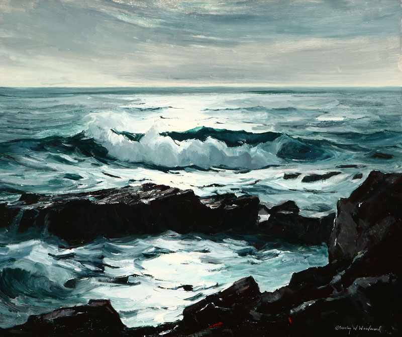 Appraisal: Stanley W Woodward - Rockport MA Seascape