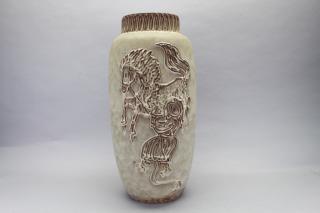 Appraisal: German Art Pottery Vase German Art Pottery Vase Marked on