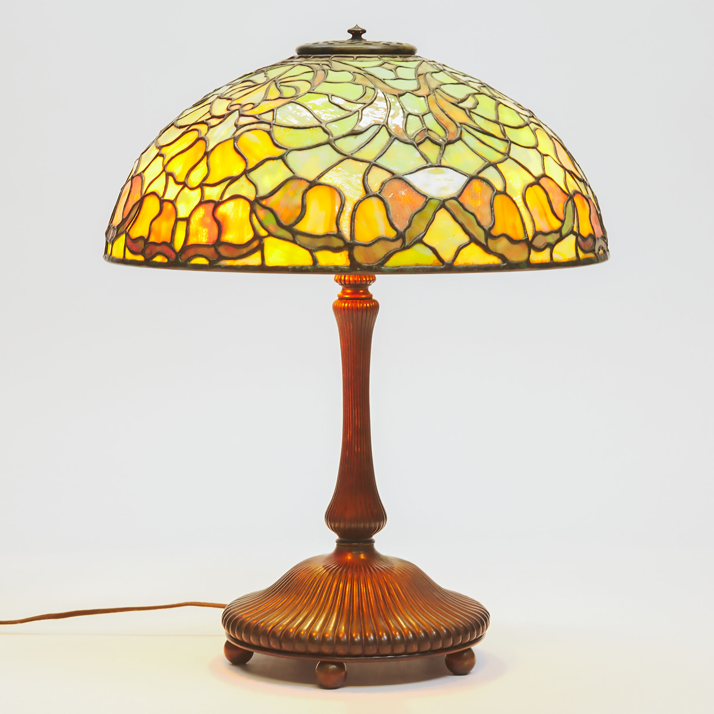 Appraisal: Tiffany Studios New York 'Bellflower' Table Lamp early th century