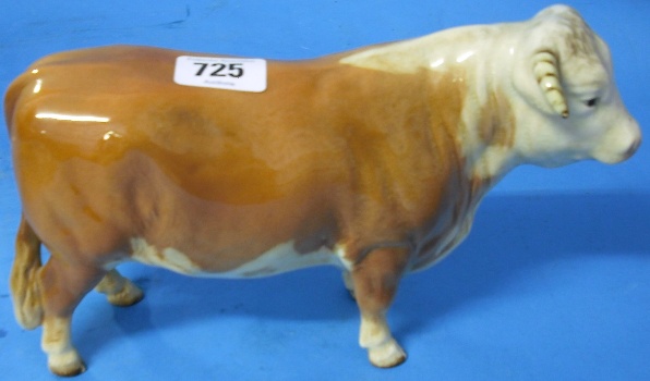 Appraisal: Beswick Hereford Bull leg restuck