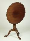 Appraisal: TEA TABLE - th C pie crust molded edge mahogany