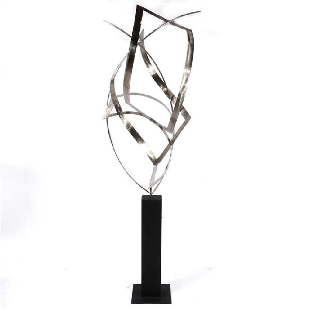 Appraisal: CURTIS JERE ARTISAN HOUSE KINETIC FLOOR STANDING ABSTRACT SCULPTURE STEEL