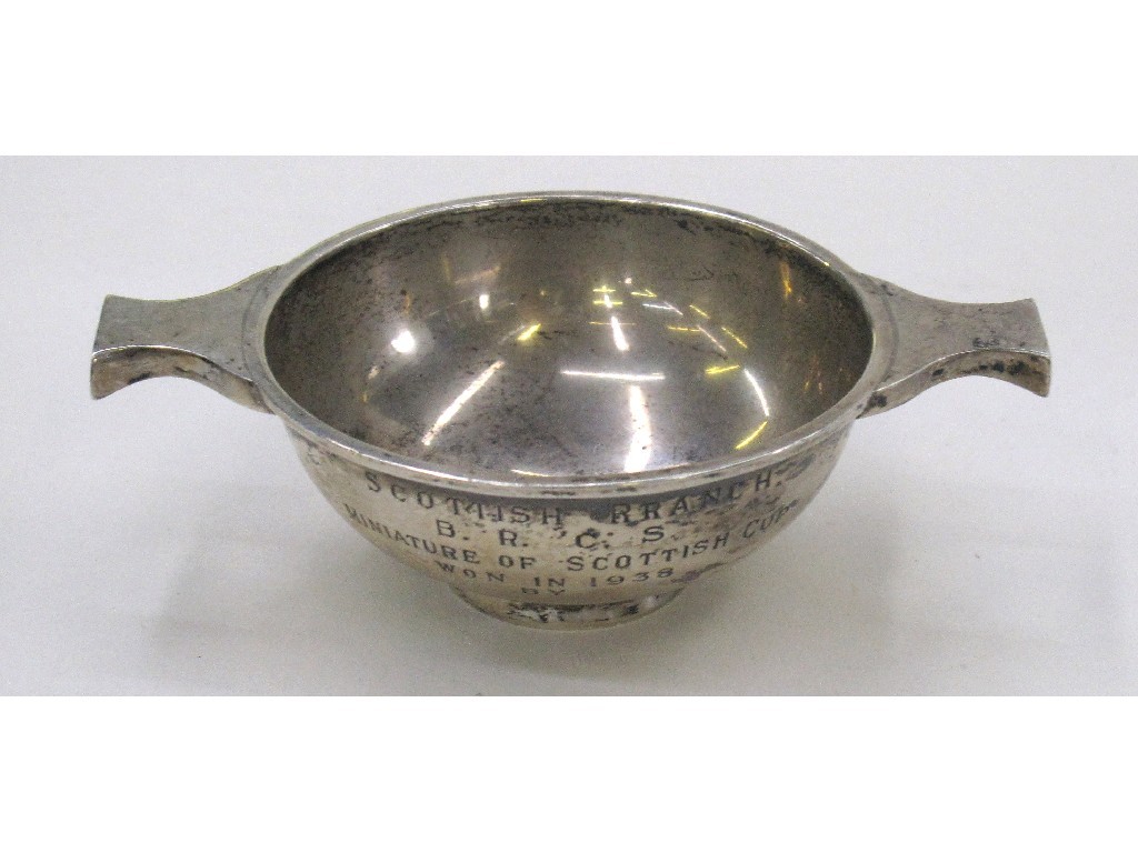 Appraisal: Silver quaich Glasgow