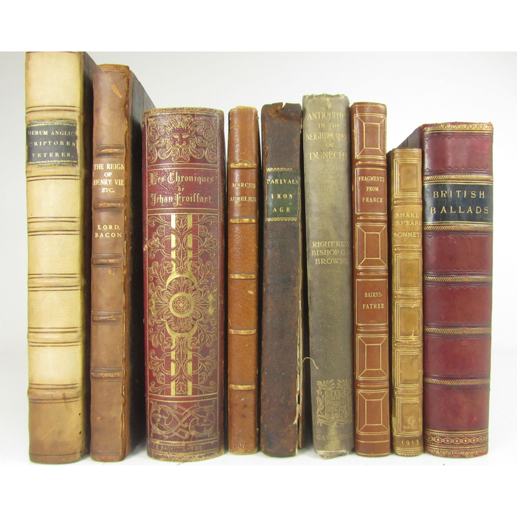 Appraisal: Miscellaneous bindings volumes including Shakespeare W Carmina quae sonnets nuncupantur