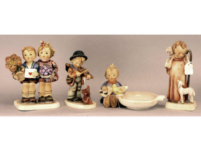 Appraisal: Collection of Hummel figurines including Jubilee Joyful Good Shepard and