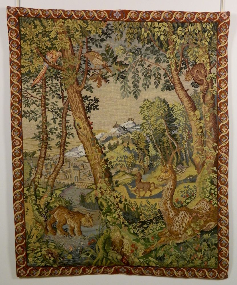 Appraisal: th c Neo Classical tapestry th c Neo Classical tapestry-