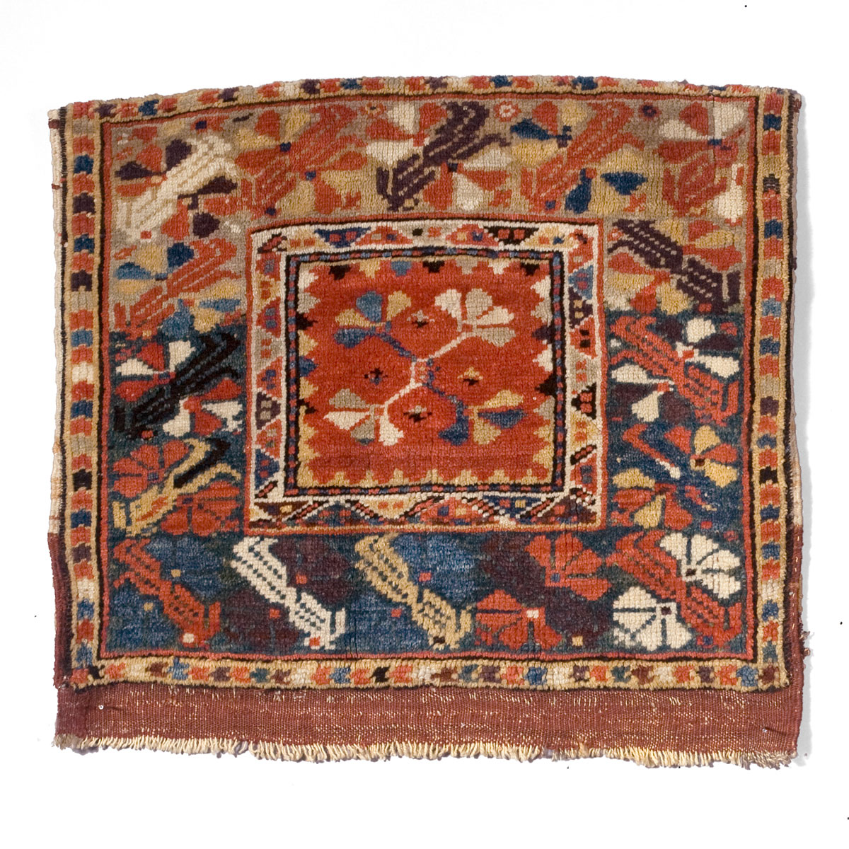 Appraisal: MELAS BAG WEST ANATOLIA LATE NINETEENTH CENTURY The tomato red