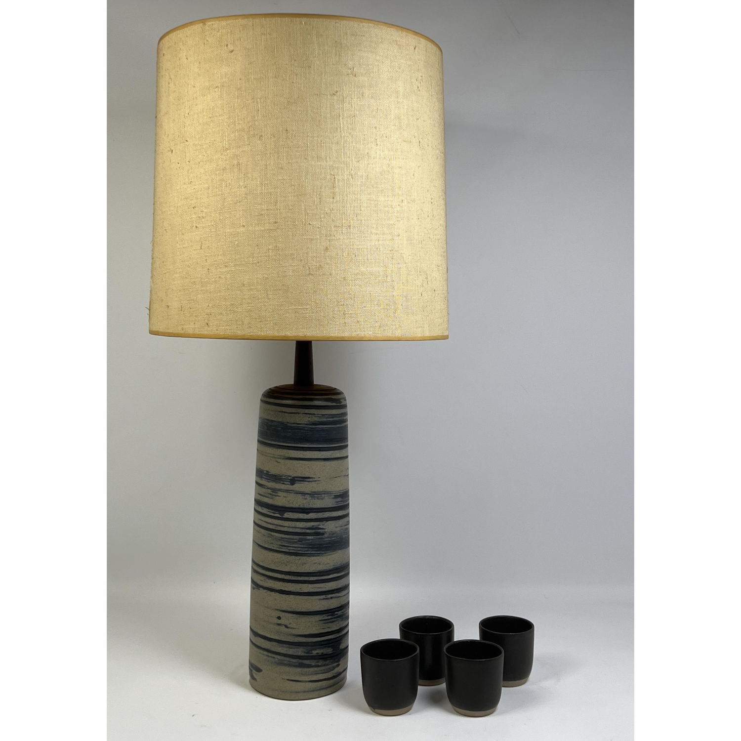 Appraisal: Marshall Studios Gordon and Jane Martz lamp original shade and