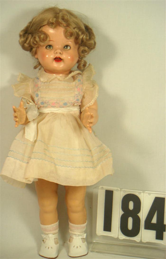 Appraisal: Ideal Saucy Walker doll Made by Ideal hard plastic inches