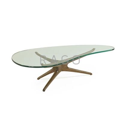 Appraisal: VLADIMIR KAGAN Trisymmetric coffee table Condition Report