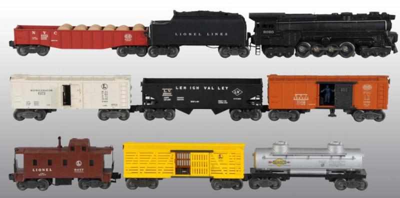 Appraisal: Lionel Post-War O-Gauge Freight Set Description Set includes steam locomotive