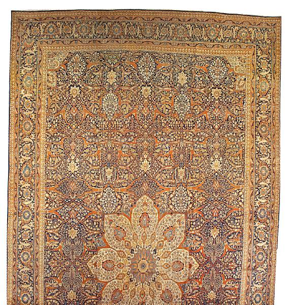 Appraisal: A Hadji Jalili Tabriz carpet Northwest Persia late th century