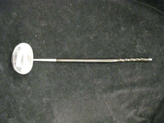 Appraisal: Georgian Period Sterling Horn Dipper unmarked circa long