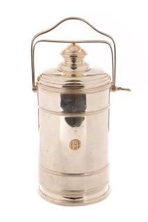 Appraisal: Cartier Sterling Silver Ice Bucket Cartier French founded A canteen-form