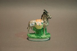 Appraisal: A Staffordshire figure of a donkey