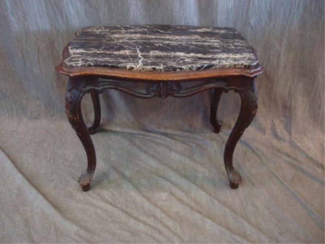 Appraisal: Victorian marbletop coffee table Dimensions x x high