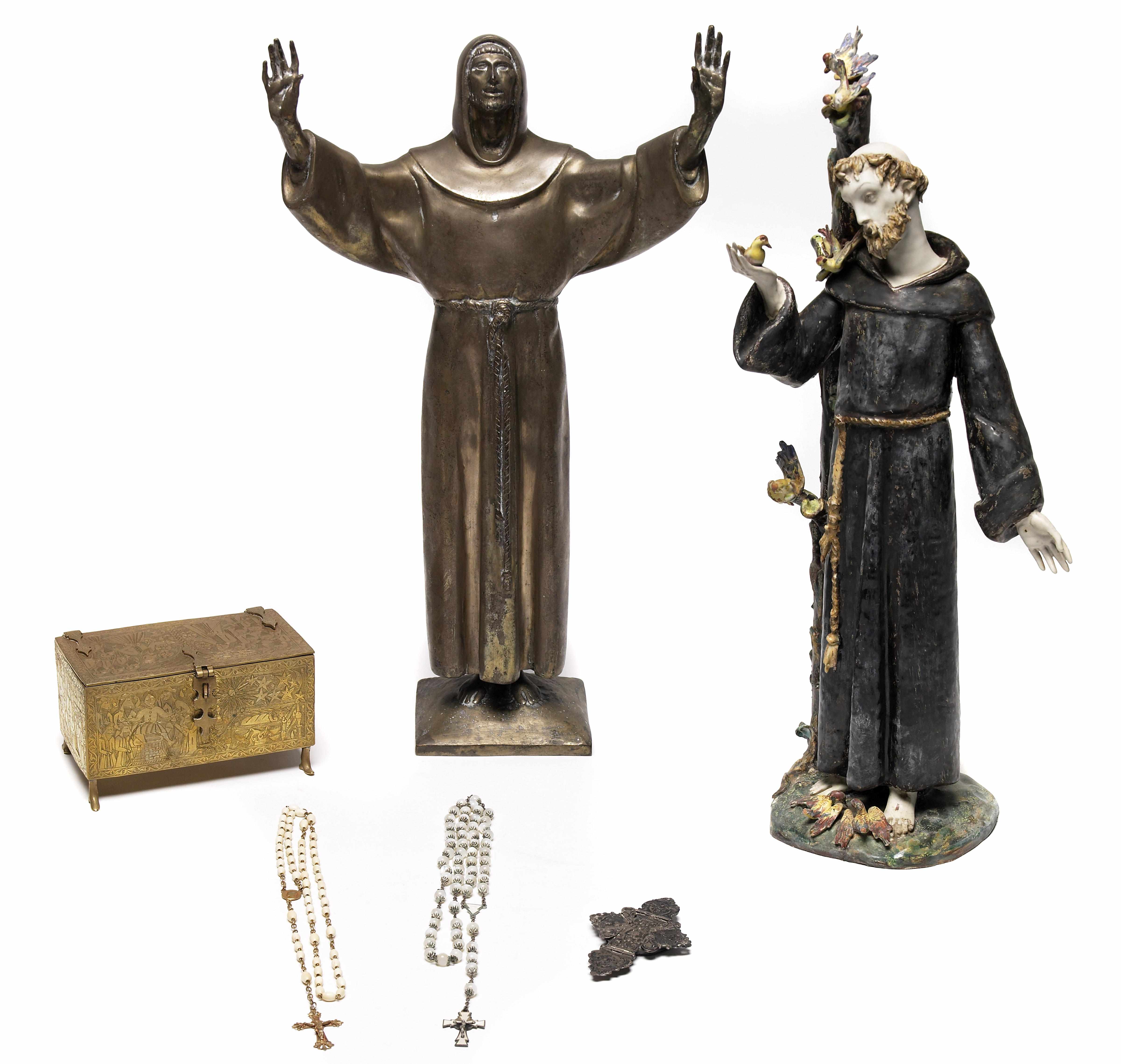 Appraisal: An assembled group of religious artifacts in various mediums th