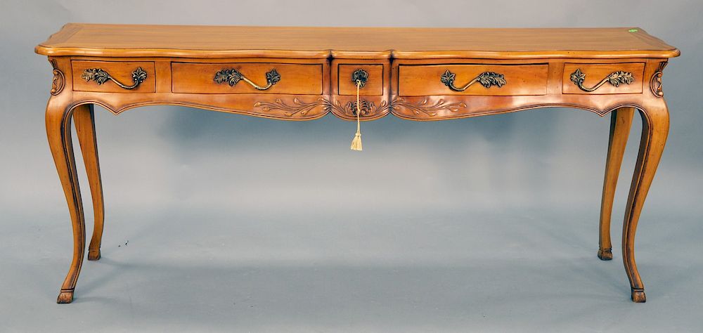 Appraisal: Louis XV style hall table ht in top x Louis