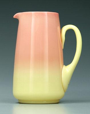 Appraisal: Mt Washington Burmese pitcher glossy finish - in Minor surface