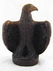 Appraisal: A cast bronze eagle Ht cm