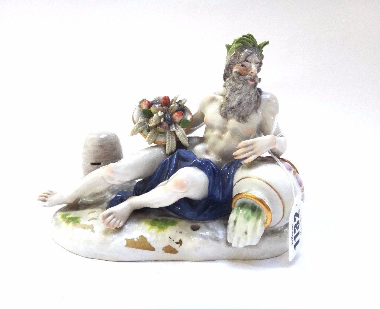 Appraisal: A Meissen figure of a river god late th century