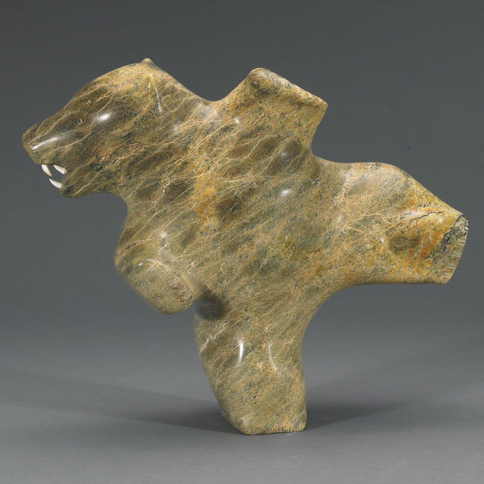 Appraisal: PAUTA SAILA - E - Cape Dorset DANCING BEAR stone