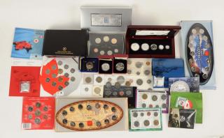 Appraisal: Lot Of Canadian Coins Vancouver coin set Silver coin in