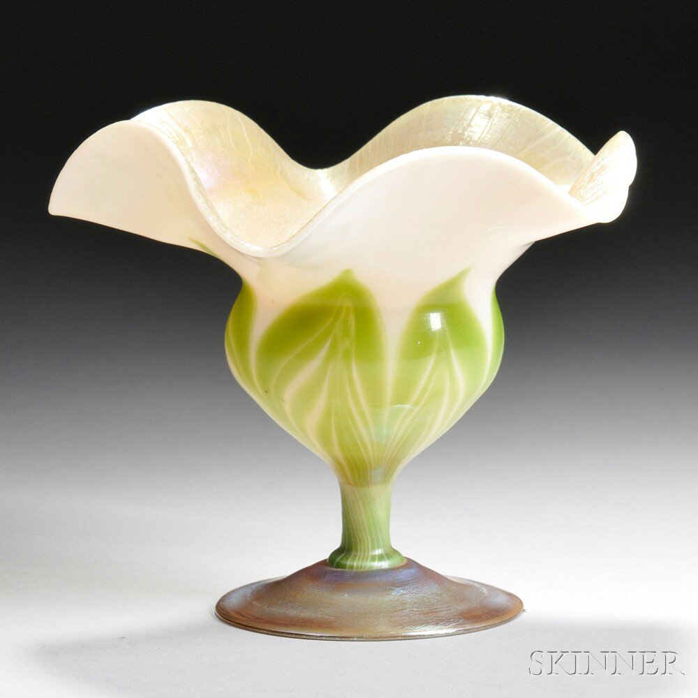 Appraisal: Tiffany Favrile Vase Art glass New York early th century