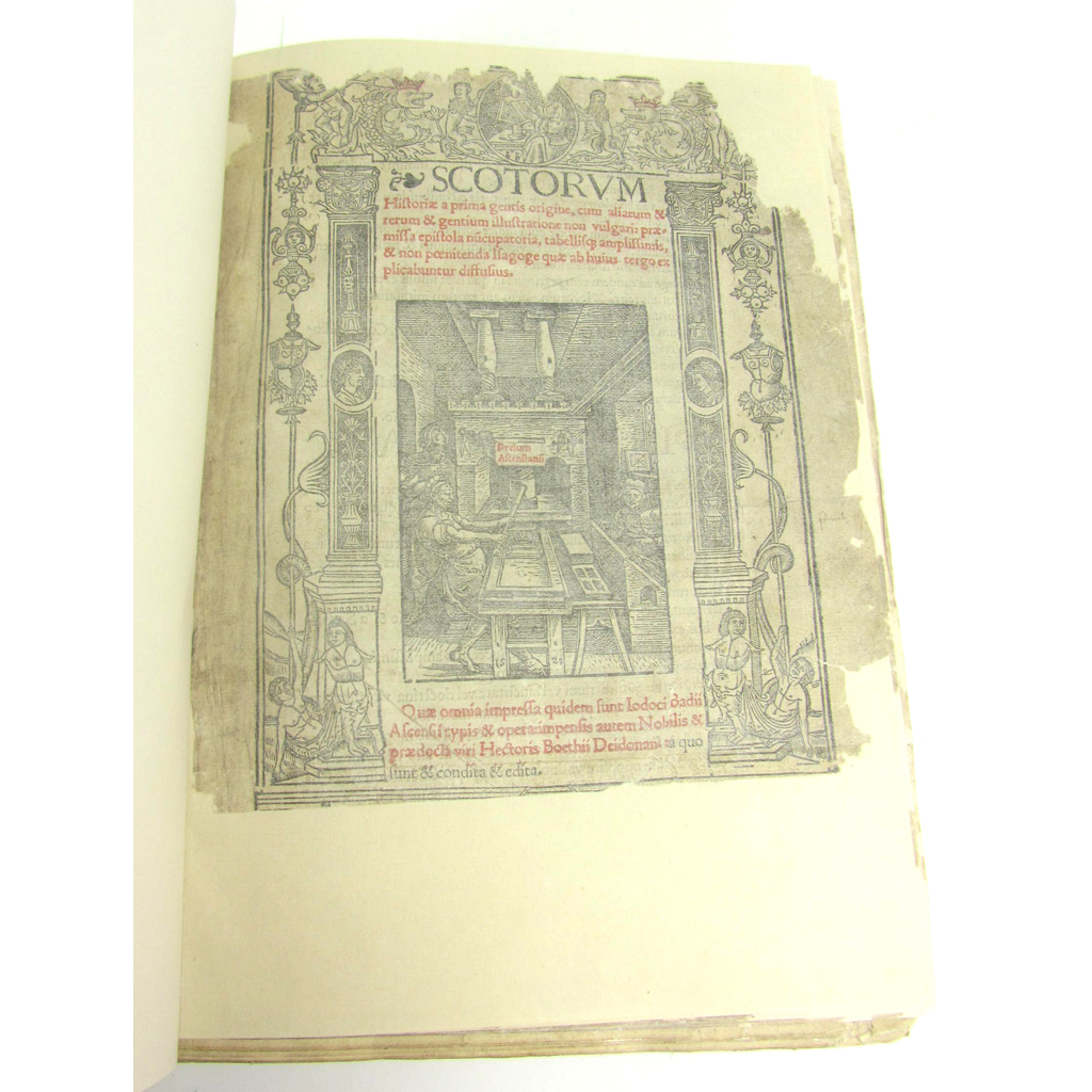 Appraisal: Boece Hector Boethius Scotorum Historiae a prima gentis origine N