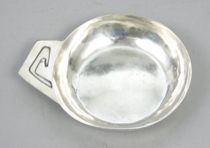 Appraisal: Goff Silver Nut Dish Small Continental sterling silver dish Very