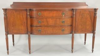 Appraisal: Irving and Cassone A H Davenport mahogany Sheraton style sideboard